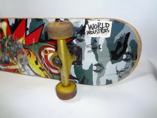 Flameboy World Industries 1990 ' s Vintage Skateboard Wheels & Trucks 4