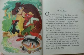 2 Vintage Little Golden Books DISNEY ' S UNCLE REMUS (Tar Baby),  PETER & WOLF 5