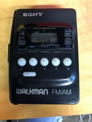 Vintage Sony Walkman Wm - Fx20 Radio Cassette Tape Player Does Not Work