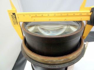 LARGE PORTRAIT LENS No 3 B OPTIMUS ADJUSTED BY PERKEN SON & Co WET PLATE CAMERA 10