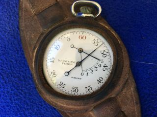 vintage SWISS yachting timer GALLET stop watch CHRONOGRAPH countdown RACE 3