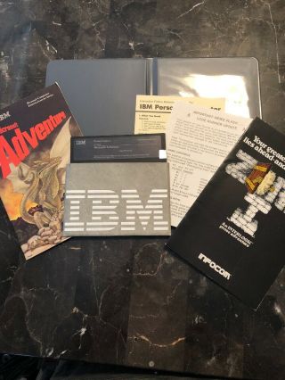 Ibm Microsoft Adventure Pc Entertainment Series 1981 Floppy 1st Ed