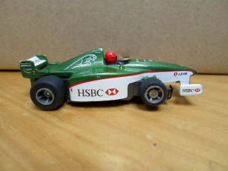 Vintage Tyco HO Slot Car Formula One F - 1 Jaguar HSBC 7 Eddie Irvine 2