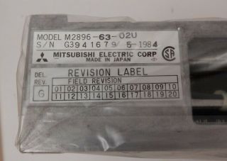 8 inch floppy disk drive Mitsubishi M2896 - 63 Old Stock computer NOS tech 6