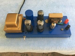 TWO VINTAGE MAGNAVOX MODEL 138 MONOBLOCK VACUUM TUBE AMPS FOR STEREO GREAT TUBES 5
