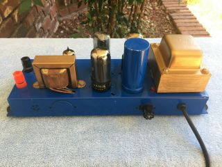 TWO VINTAGE MAGNAVOX MODEL 138 MONOBLOCK VACUUM TUBE AMPS FOR STEREO GREAT TUBES 6