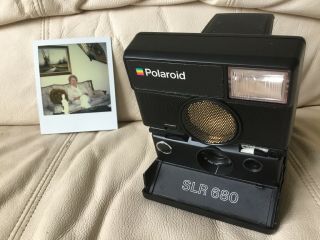 Polaroid Slr 680 Autofocus Instant Camera - Film&flash - Great - Ships Same Day