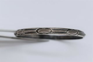 Vintage Bangle Bracelet,  Sterling Silver - 16g,  6.  5cm