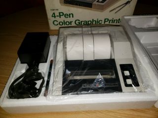Radio Shack CGP - 115 26 - 1192 4 - Pen Color Graphic Plotter Printer TRS - 80 Computer 4