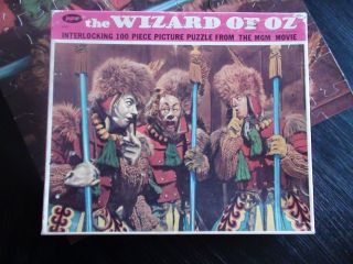 VINTAGE The Wizard of Oz by Jaymar 100 Piece Puzzle from the MGM Movie 1939 5