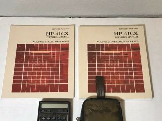 HP - 41CX Vintage Scientific Calculator,  Manuals 2
