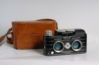 View - Master Personal Stereo Camera - Create Own 3d Disc Art Deco Design Rare
