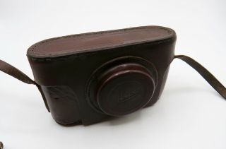 Vintage Brown Leica Leather Case For Screwmount Cameras -