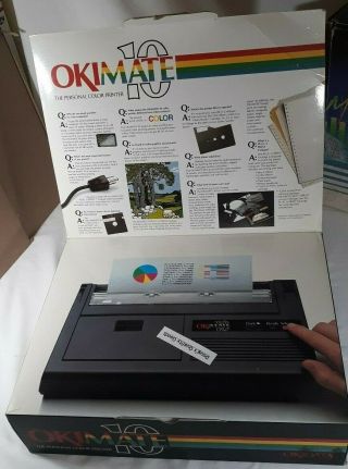 Commodore 64 Computer & Okimate 10 Printer W/ Boxes & Programs 6