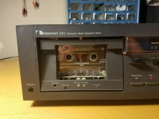 Nakamichi 582 cassette deck player recorder vintage - and fully 4