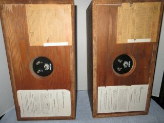 Vintage Acoustic Research AR - 4x Speakers 19x10x9 6