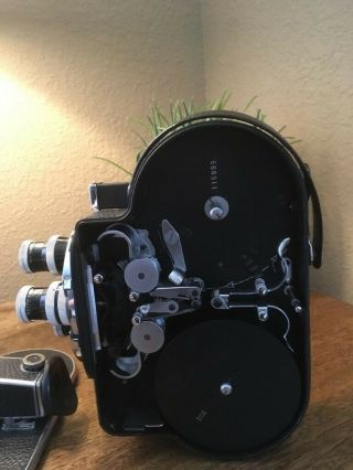 Bolex Paillard H8 Supreme 8mm Film Camera With 3 Lenses Serial 3