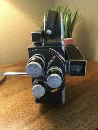 Bolex Paillard H8 Supreme 8mm Film Camera With 3 Lenses Serial 4