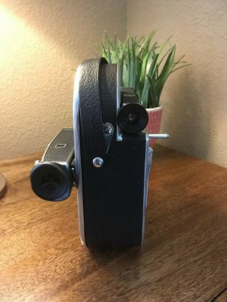 Bolex Paillard H8 Supreme 8mm Film Camera With 3 Lenses Serial 5