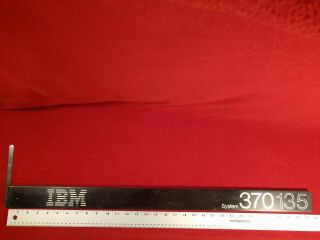 IBM System 370 135 Console Header/Banner/Masthead off mainframe CPU Console 2