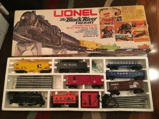 Vintage Lionel Black River Freight Train O Scale Gauge Set Boxed