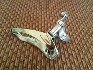 Vintage Shimano Fd - Al11 3 Speed Front Derailleur 28.  6mm Clamp On Bottom Pull