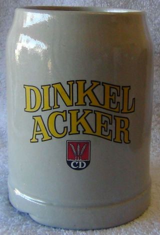 Vintage German Dinkel Acker Beer Crock Stein Mug - Circa 1960 - Sanahed 1104