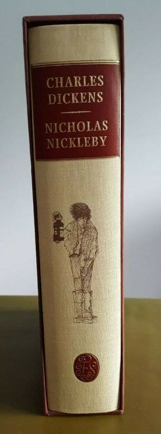 Folio Society Hardback Charles Dickens - Nicholas Nickleby With Slip Case.