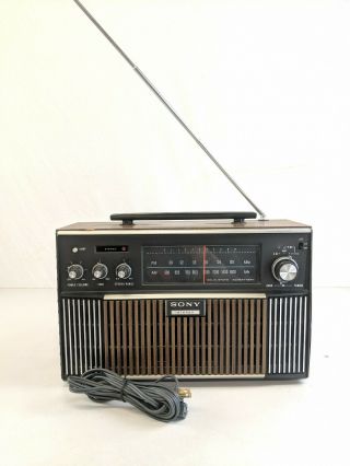 Vintage Sony Mr - 9700w High Performance Am/fm/stereo Radio