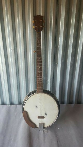 Vintage 5 String Banjo Unknown Make Or Model