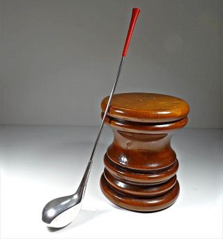 Vintage Frigast Made In Denmark Silver Plated Golf Club Cocktail Drink Stirrer 3