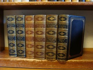 Old History Of Mexico Leather Book Set 1880 