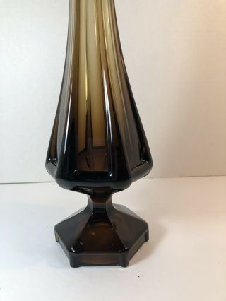 Vintage MCM Viking Glass Amber 18 
