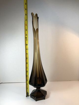 Vintage MCM Viking Glass Amber 18 