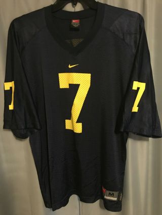 Vintage Nike Michigan Wolverines Football Jersey 7 (men 