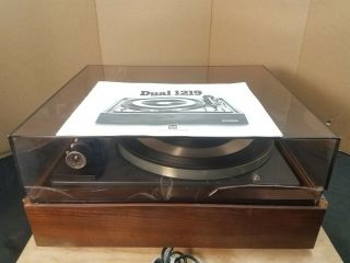 Vintage United Audio Dual 1219 Turntable with Audio Technica AT90E Cartridge 12