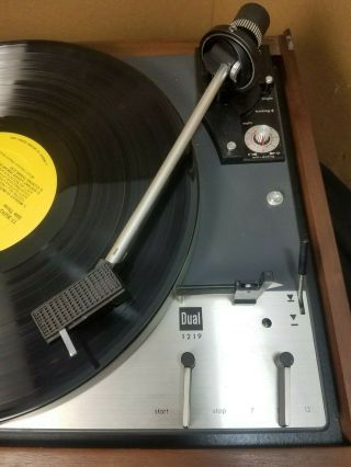Vintage United Audio Dual 1219 Turntable with Audio Technica AT90E Cartridge 4