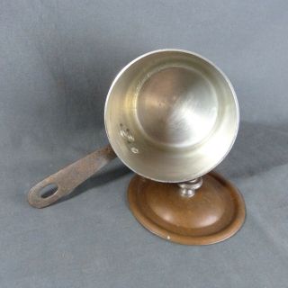 French Vintage Copper Sauce Pan Finely Tin Lined with Lid 4