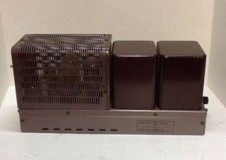 Fisher 80 AZ Mono Block Tube Amplifier Power Monitor,  & Serial 94390 3
