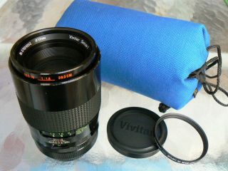Vivitar Series 1 90mm F2.  5 Vmc Macro Lens For Canon Fd Mount Fully Ex -