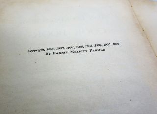 Fannie Farmer The Boston Cooking School Cook Book Fannie Farmer 1911 8