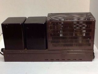 Fisher 80 AZ Mono Block Tube Amplifier Power Monitor,  & 5