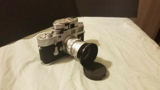 Leica 1960 M3 35 Mm Rangefinder Camera Leitz Summicron 1:2/50 Lens