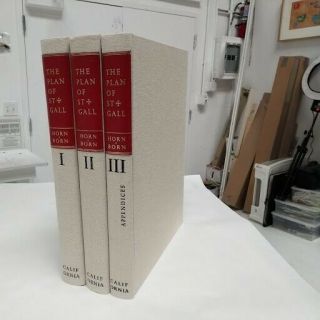 The Plan Of St.  Gall,  3 Volume Set,  1979