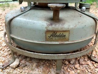 Vintage Aladdin P.  150056 Blue Flame Kerosene Heater Made In England 2