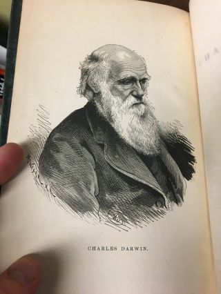 1886 The Origin Of Species & The Descent Of Man by Charles Darwin One Volume 4