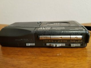 Vintage GE 3 - 5378A AVR Micro Cassette Auto Voice Recorder with Case 3