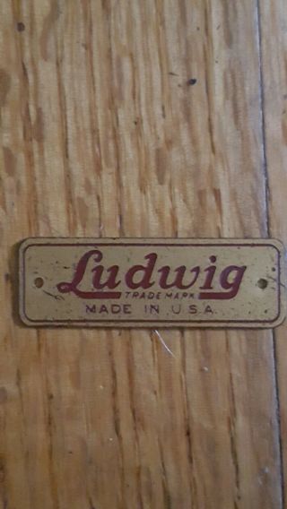 Vintage Ludwig Drum Badge 1920 