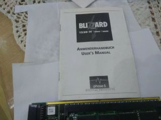Amiga 1200 Blizzard 1230 Mk IV,  FPU - 64MB ram 3