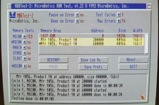 SupraRAM 8mb RAM Card w/8mb RAM Installed for Commodore Amiga 2000 2000HD 2500 2